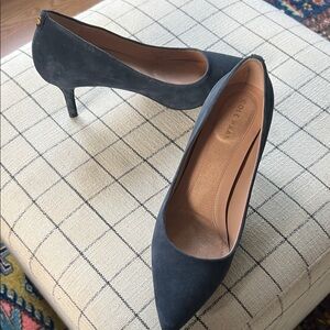 Cole Haan Women's Navy Suede Heels